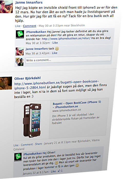 facebookiphonebutiken iPhonebutikens Facebooksida