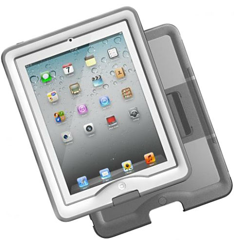skarmklipp71 LifeProof nüüd - vitt vattentätt skal till iPad 2, 3 och 4